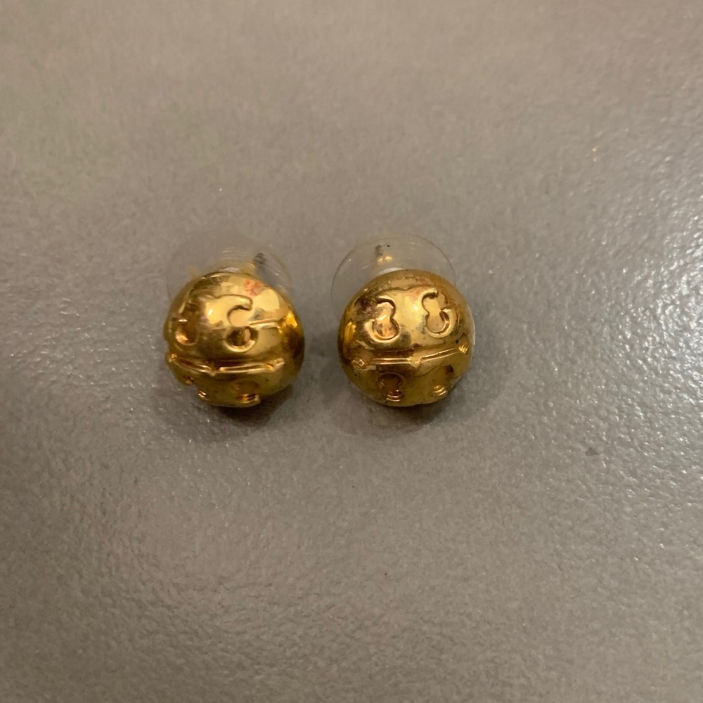 Tory Butch Gold Stud Earrings
